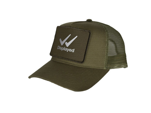 Displayed Clothing abbigliamento personalizzato sportivo cappello verde militare