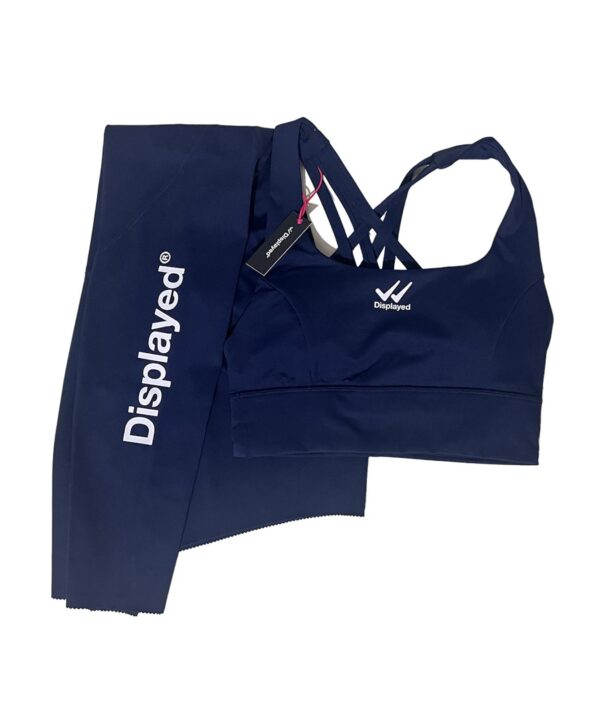 Displayedclothing completo fitness blue navy